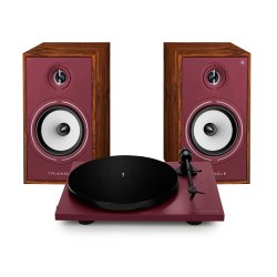 Triangle BR03  Aktive h�jttaler bundle med pladespiller Lunar 1