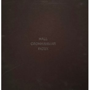 Hall Cronhammar: Index 