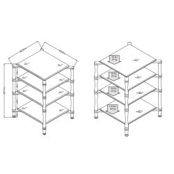 Norstone Hifi Mbel Slender