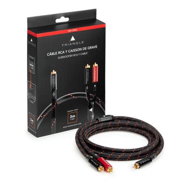 Trangle - h�jttalerkabel m/banastik (RED serie)