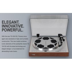 Thorens TD404DD pladespiller m. TP160 arm. 