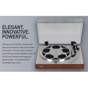 Thorens TD404DD pladespiller m. TP160 arm. 