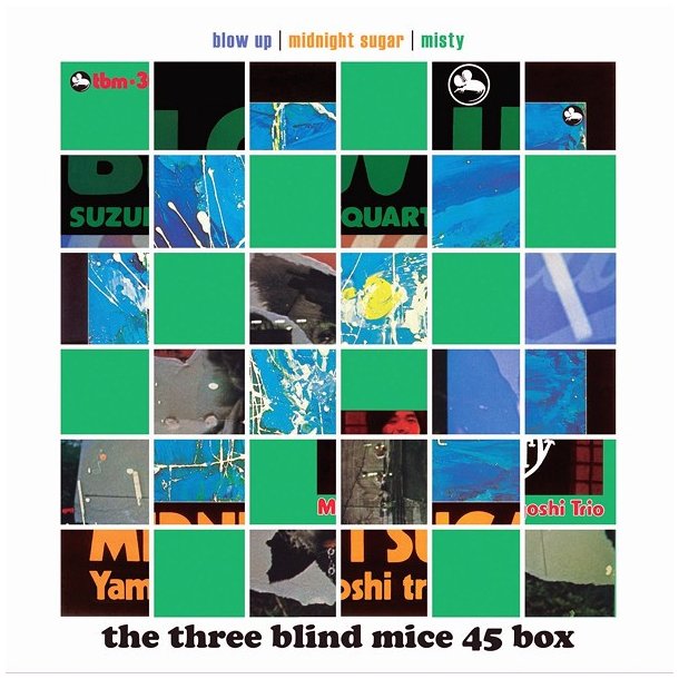 Isao Suzuki Trio / Quartet* / Tsuyoshi Yamamoto Trio  The Three Blind Mice 45 Box