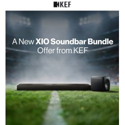 KEF pakke - XIO Soundbar + Kube 8 MIE + KW2 Wireless Adapter